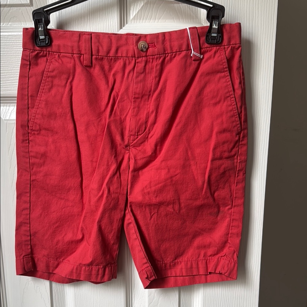 VINEYARD VINES~EUC~Size 12~Red Breaker Adjustable Waist Shorts